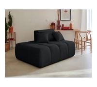 Lisa design Caracas canapé 2 places - Noir