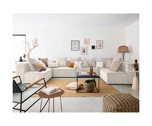 Lisa design Colombine canapé modulable panoramique - Beige
