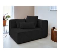Lisa design Colombine module de canapé droit - Noir