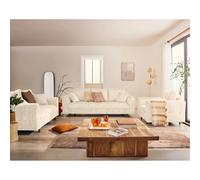 Lisa design Fauteuil Rune en velours - Beige