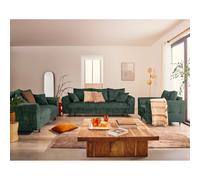 Lisa Design fauteuil Rune en velours - vert