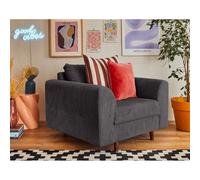 Lisa design Fauteuil Rune - Gris foncé