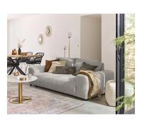 Lisa design Garance canapé droit 3 places - Gris clair