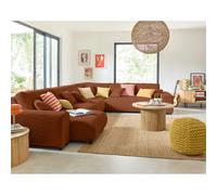 Lisa Design Garance canapé modulable - Terracotta