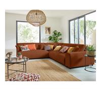 Lisa design Garance canapé modulable - Terracotta
