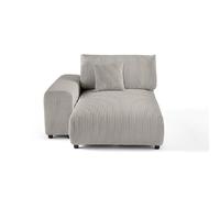 Lisa design Garance méridienne gauche - Gris clair