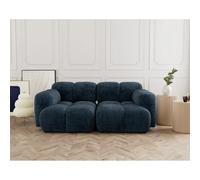 Lisa design Grace canapé modulable 2 pl - Bleu
