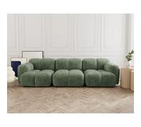 Lisa design Grace canapé modulable 3 places - vert