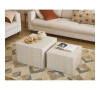 Lisa design lot 2 tables basses - Beige