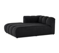 Lisa design Méridienne gauche canapé Debbie - Noir