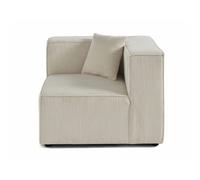 Lisa design module d'angle canapé modulable - Beige