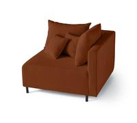 Lisa design module d'angle canapé modulable - Terracotta