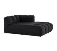 Lisa design module méridienne canapé modulable - Noir