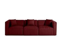 Lisa Design Nova - canapé modulable 3 Places - en Velours