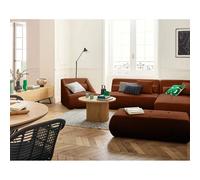Lisa design Onyx canapé modulable d'angle droit - Terracotta