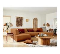 Lisa design Onyx canapé panoramique - Rouille