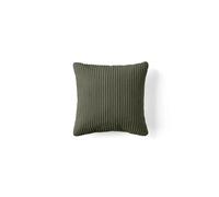 Lisa Design Pivoine Coussin - Velours côtelé - Vert
