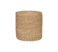 Lisa design Pouf rond en jute - Beige