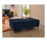 Lisa design pouf Rune velours - Bleu