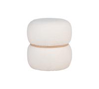 Lisa Design Sataya - Pouf - en Tissu Bouclette