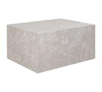 Lisa design – Table basse Pula – Effet marbre 80 cm – Beige