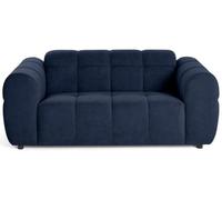 Lisa Design Ray - canapé Droit 2 Places en Tissu texturé