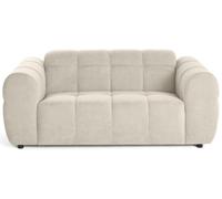 Lisa Design Ray - canapé Droit 2 Places en Tissu texturé