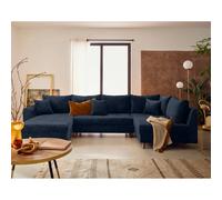Lisa design Rune canapé panoramique d'angle droit - Bleu