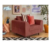 Lisa design Rune fauteuil velours - Terracotta