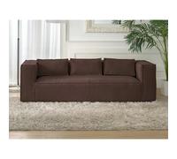 Lisa design Stella canapé 3 places - Marron