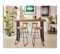 Lisa design table à manger Jayto - Noir et bois