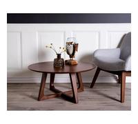 Lisa design table basse ronde Solin - Marron