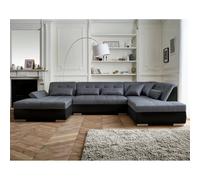 Lisa design Vermont canapé panoramique - Noir