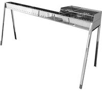 LISA - Milano cuiseur de brochettes 100+40+ Set d'accessoires de cloison - Steel Line