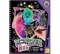 LISCIANI - MONSTER HIGH - Carnet d'Activités de Dessins - Monster Cute - Pour Enfants dès 5 Ans - 39 Pages - Carnet d'Activités : Vêtements Autocollants, Images à Colorier, Paillettes, Feutres Inclus