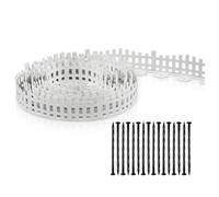 Liseret de Gazon en Plastique avec Motifs Perforés pour Délimiter Allée et Parterre de Plantes dans Le Jardin Extérieur