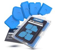 Lisseur joint silicone kit 5 spatules cale lissage mastic acrylique | Retire l'excédent de silicone en un seul passage, sans eau savonneuse : le joint reste régulier de bout en bout