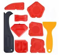 lisseur joint silicone SET de 9 | enlever joint silicone | joint silicone | kit joint carrelage |spatule joint silicone |grattoir a dejointer carrelage | outil pour des joints parfaits