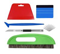 Lisseur Peint Set Grattoir Film | Spatule d'application papier peint, fenêtres, murs, meubles, cuisine, chambre, salle de bain, atelier, voiture, plans