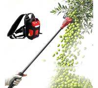 Lissontine Rateau à Olives Électrique Telescopique | Râteau Vibrant avec Perche Réglable pour Atteindre Facilement Les Branches Les Plus Hautes.(250W)