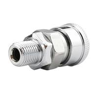 lisutupode Raccords à connexion rapide pour outils pneumatiques industriels de type C - Connecteur pneumatique compresseur, adaptateur de filetage à dégagement rapide, prise mâle et femelle