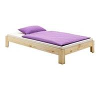 Lit 1 place idimex 200 x 90 x 1 cm en pin sans sommier de couleur Beige G