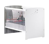 Lit Bébé À Barreaux En Bois - Nao Blanc 60X120