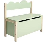 Lit 2-en-1 pour enfants avec couvercle rabattable, cabane de jeu, valise de voyage pour enfants avec dossier, en épicéa et MDF E1, pour chambre d'enfant, salle de jeux