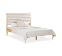 Homestyle4U Lit 2 places avec sommier 140x200 cm
