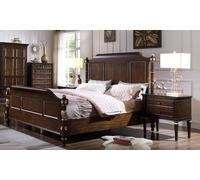Lit 2x Table de nuit Commode Complète Chambre à coucher Set 4pcs Nouveau