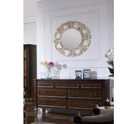 Lit 2x Table de nuit Commode Complète Chambre à coucher Set 4pcs Nouveau