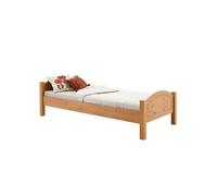 Lit 98 x 211 x 71 cm en hetre sans sommier pour 2 personnes de couleur