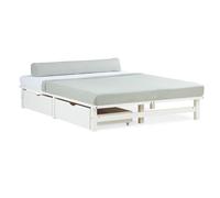HOMESTYLE4U Lit Palette 140x200 cm - Blanc