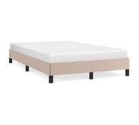Lit adulte - 120x190 cm, lit double, Cadre de lit cappuccino similicuir CHY95412515